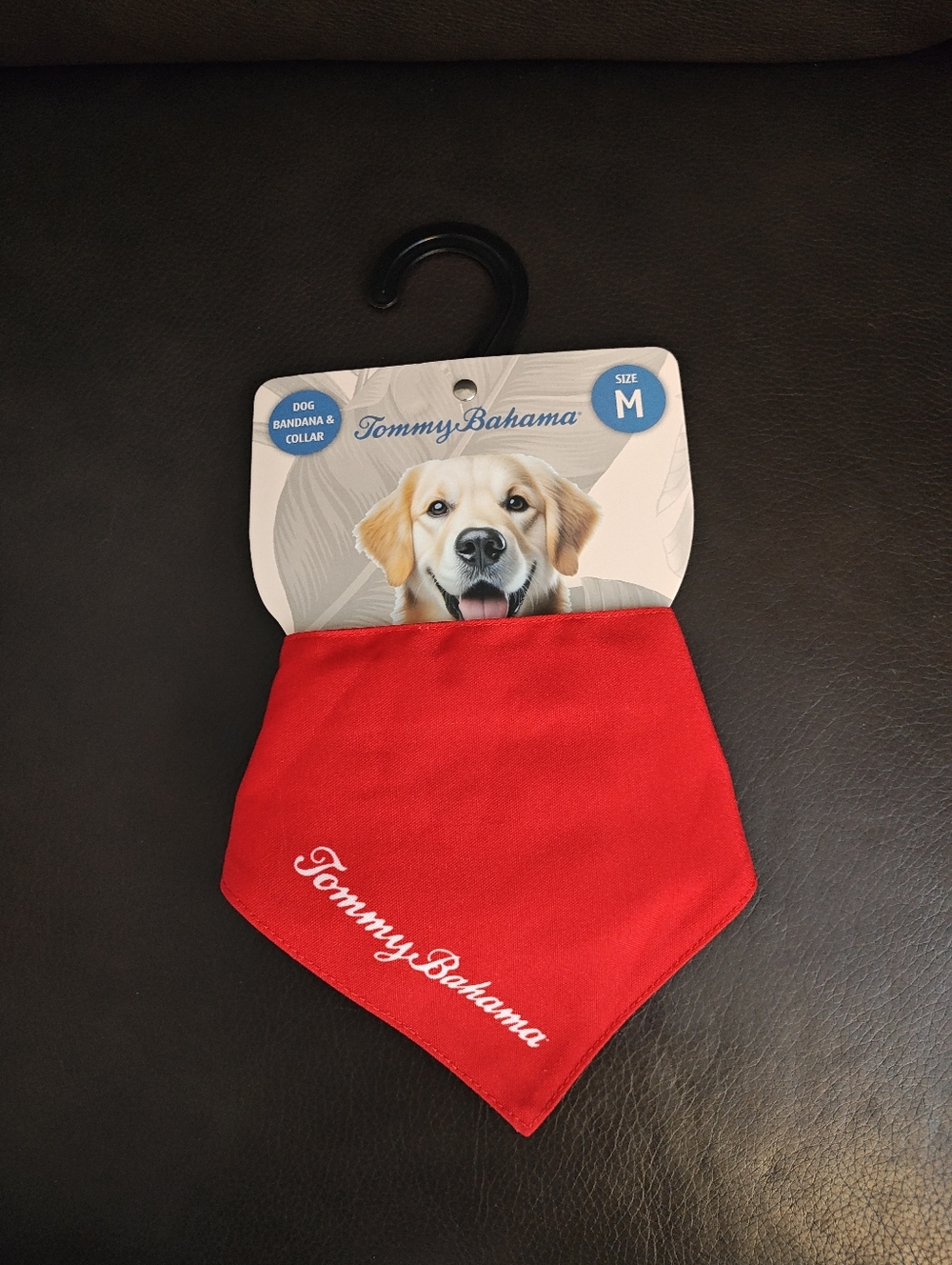 Tommy Bahama Red Logo Dog Bandana - Size M